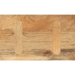 vidaXL Accesorios Para Mesas-Tablero de mesa rectangular madera maciza mango 40x20x3,8 cm