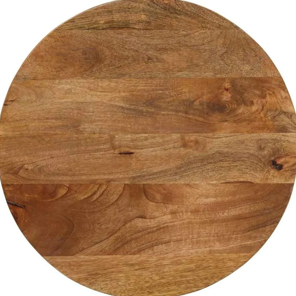 vidaXL Accesorios Para Mesas-Tablero de mesa redondo madera maciza de mango Ø 40x2,5 cm