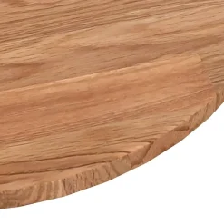 vidaXL Accesorios Para Mesas-Tablero de mesa redonda madera de roble marrón claro Ø30x1,5 cm