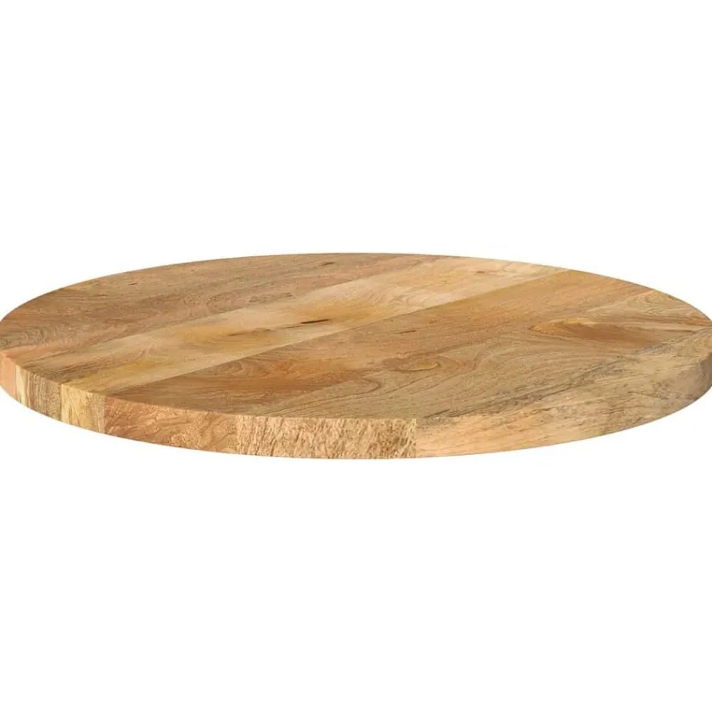 vidaXL Accesorios Para Mesas-Tablero de mesa redondo madera maciza de mango Ø 40x2,5 cm