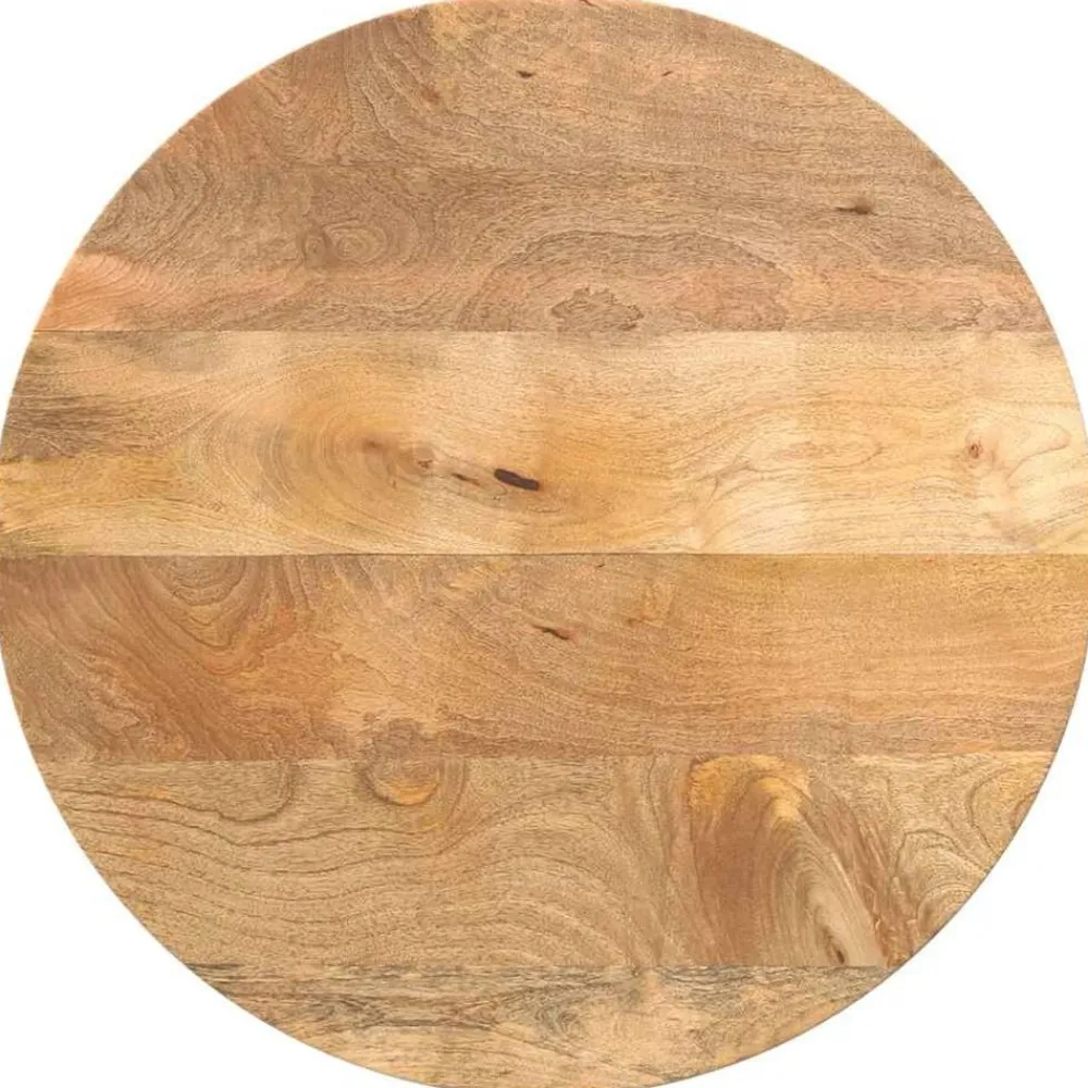 vidaXL Accesorios Para Mesas-Tablero de mesa redondo madera maciza de mango Ø 40x2,5 cm