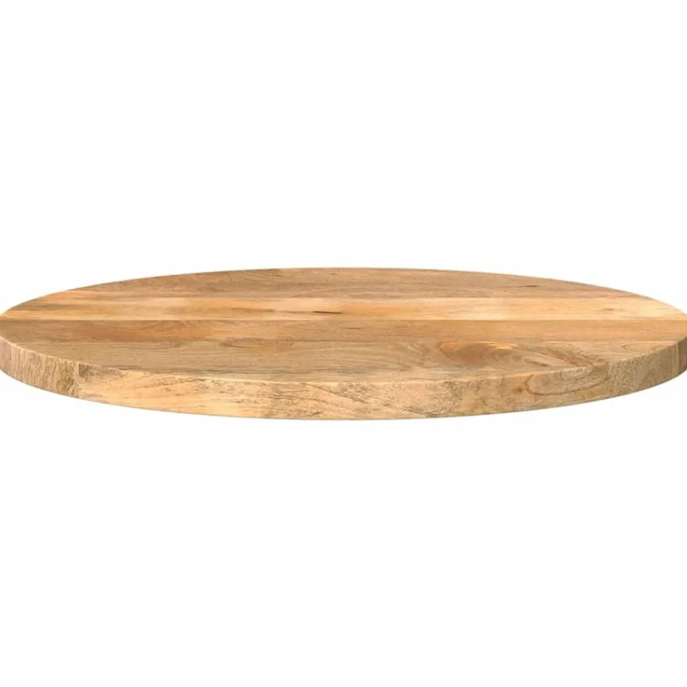 vidaXL Accesorios Para Mesas-Tablero de mesa redondo madera maciza de mango Ø 40x2,5 cm
