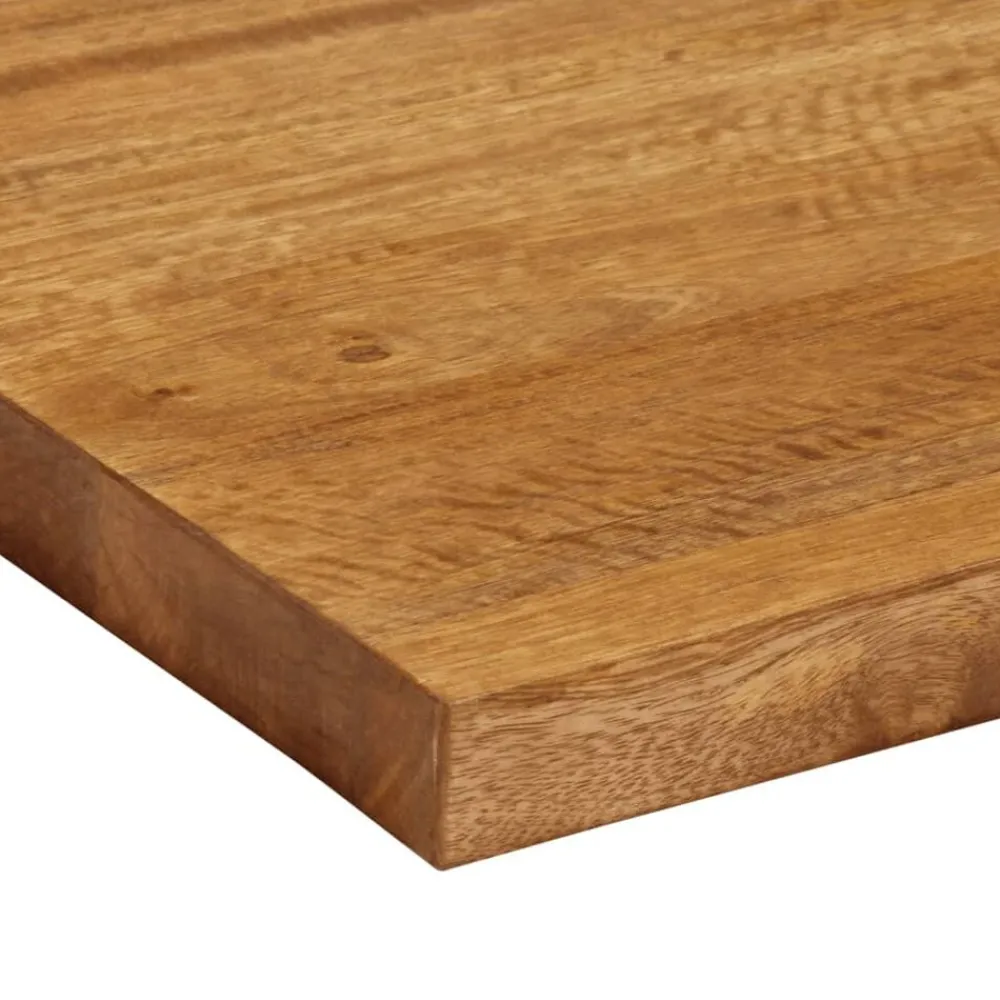 vidaXL Accesorios Para Mesas-Tablero de mesa rectangular madera maciza mango 40x20x3,8 cm