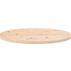 vidaXL Tablero de mesa 70x35x2,5 cm de madera maciza de pino ovalado Natural Online