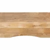 vidaXL Accesorios Para Mesas-Tablero escritorio con curva madera mango rugosa 110x50x2,5 cm