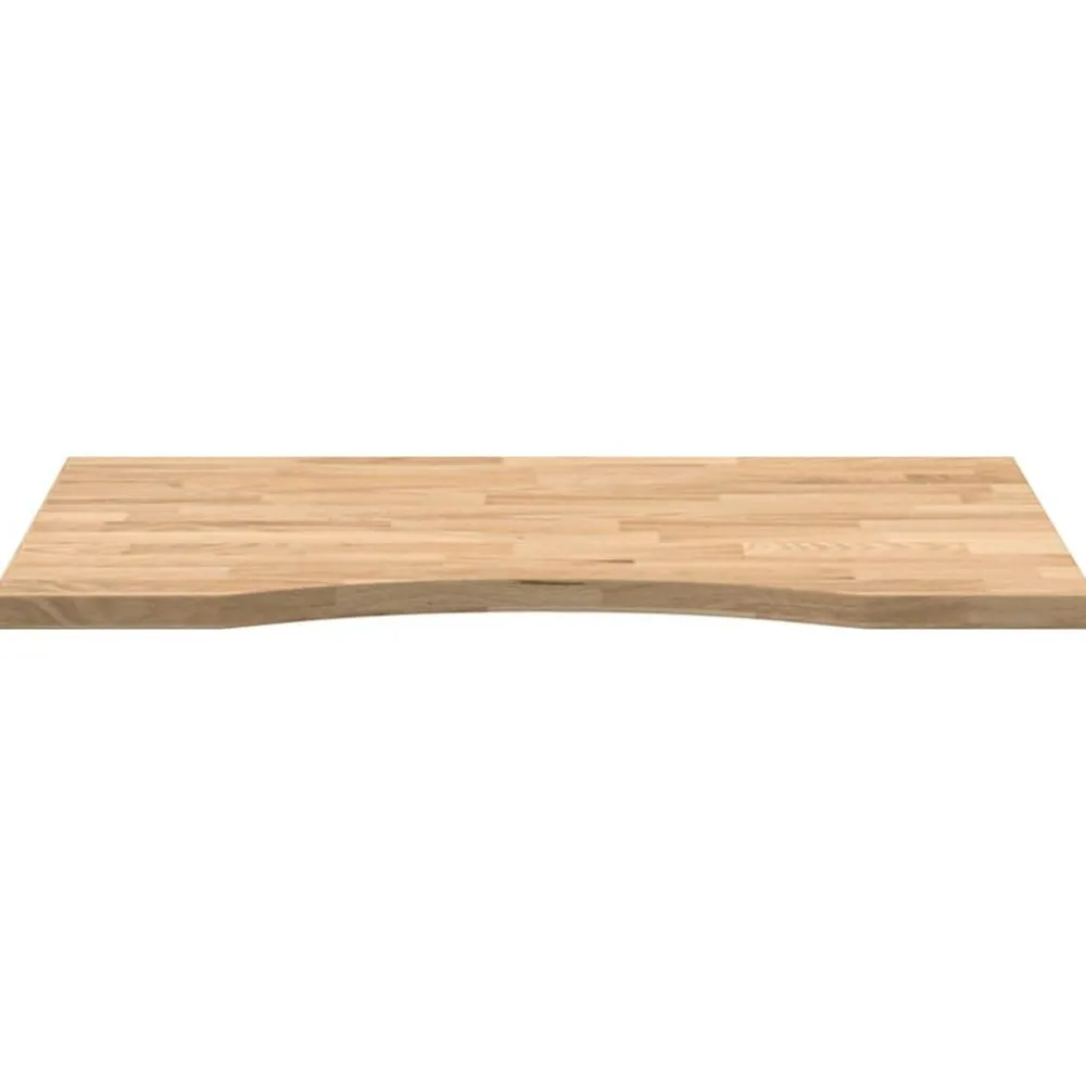 vidaXL Accesorios Para Mesas-Tablero escritorio rectangular madera maciza roble sin tratar