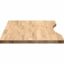 vidaXL Accesorios Para Mesas-Tablero escritorio rectangular madera maciza roble sin tratar