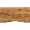 vidaXL Accesorios Para Mesas-Tablero escritorio con curva madera mango rugosa 140x60x2,5 cm