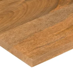 vidaXL Accesorios Para Mesas-Tablero escritorio con curva madera mango rugosa 140x60x2,5 cm