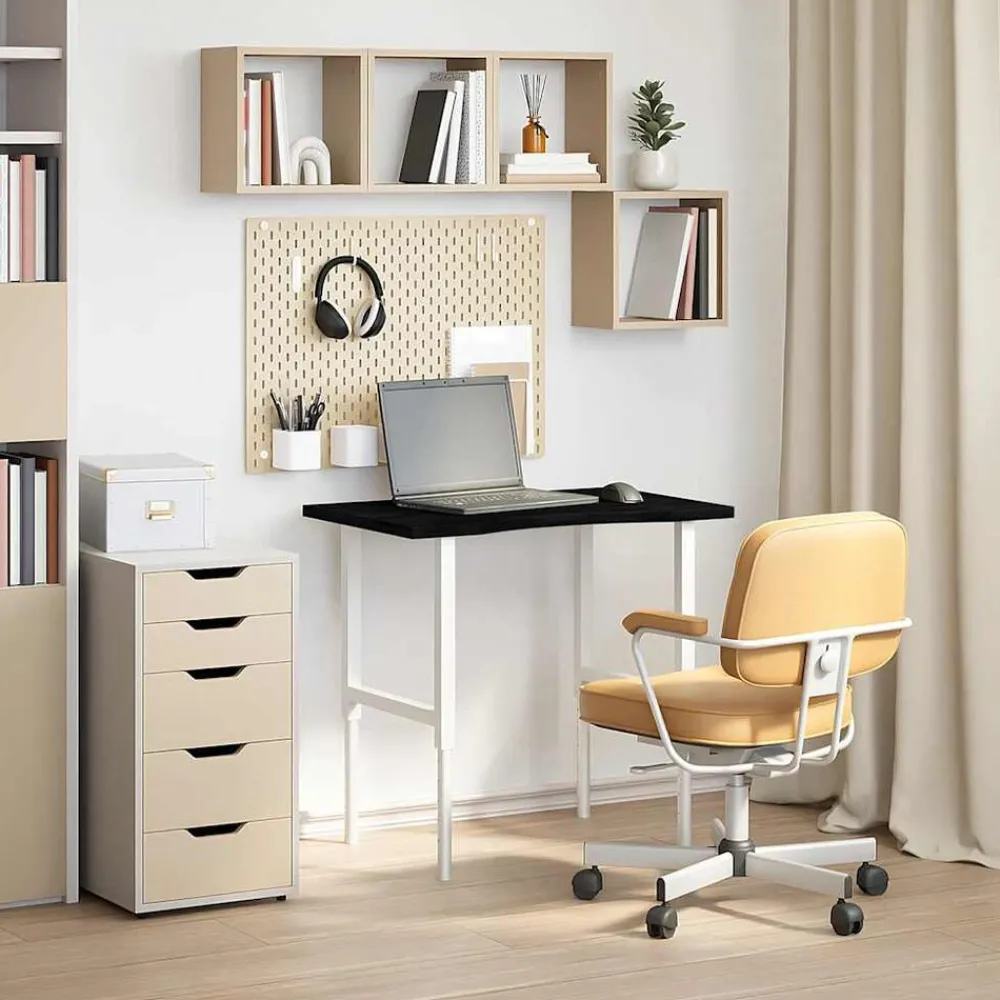 vidaXL Accesorios Para Mesas-Tablero escritorio 80x50x2,5 cm rectangular madera maciza roble