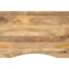 vidaXL Accesorios Para Mesas-Tablero escritorio con curva madera mango rugosa 100x60x2,5 cm