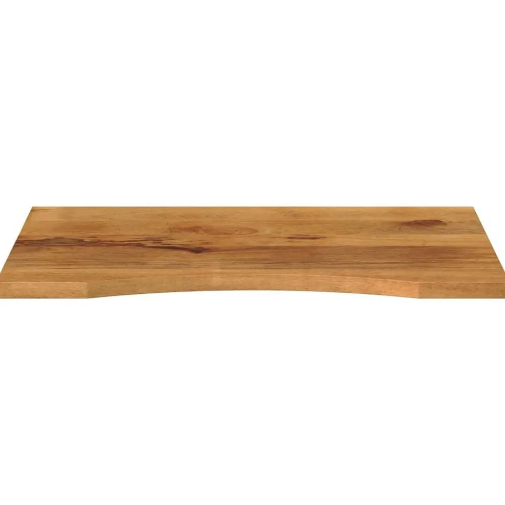 vidaXL Tablero escritorio con curva madera mango rugosa 100x60x2,5 cm Hot