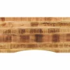 vidaXL Accesorios Para Mesas-Tablero escritorio con curva madera mango rugosa 110x50x2,5 cm