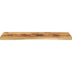 vidaXL Accesorios Para Mesas-Tablero escritorio con curva madera mango rugosa 140x60x2,5 cm