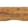 vidaXL Tablero escritorio con curva madera mango rugosa 110x60x2,5 cm Discount