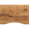 vidaXL Tablero escritorio con curva madera mango rugosa 100x50x2,5 cm Best