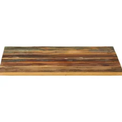 vidaXL Accesorios Para Mesas-Tablero mesa cuadrada madera reciclada maciza 60x60 cm 15-16 mm