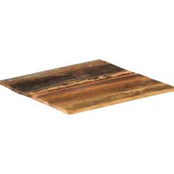 vidaXL Accesorios Para Mesas-Tablero mesa cuadrada madera reciclada maciza 60x60 cm 15-16 mm