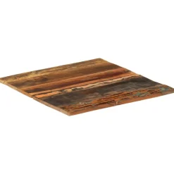 vidaXL Accesorios Para Mesas-Tablero mesa cuadrada madera reciclada maciza 60x60 cm 15-16 mm