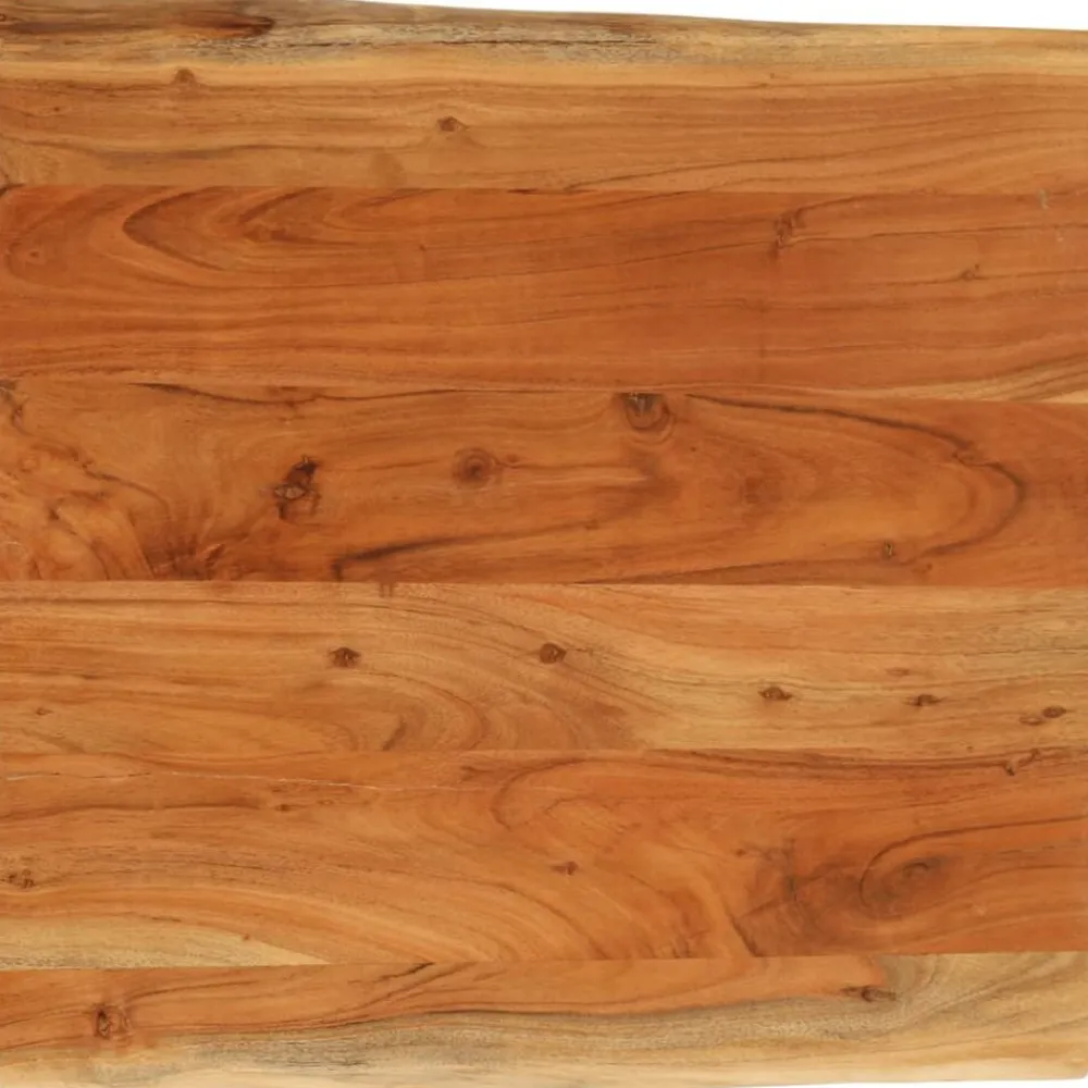 vidaXL Tablero mesa cuadrado borde natural madera acacia 40x40x3,8 cm Madera de acacia (natural) Online