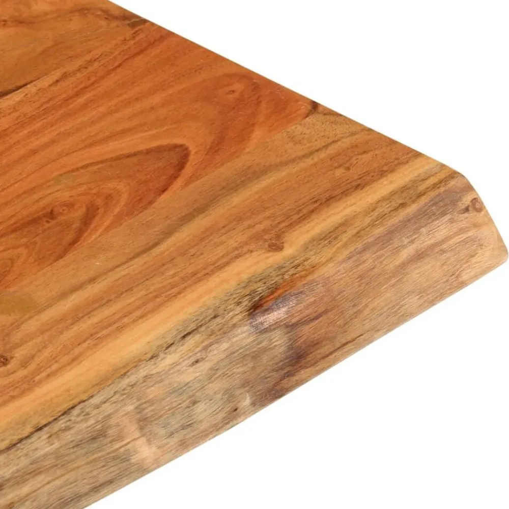 vidaXL Tablero mesa cuadrado borde natural madera acacia 40x40x3,8 cm Madera de acacia (natural) Online