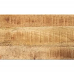vidaXL Tablero mesa rectangular madera maciza mango rugosa 40x20x3,8cm Madera de mango rugosa (natural) Hot