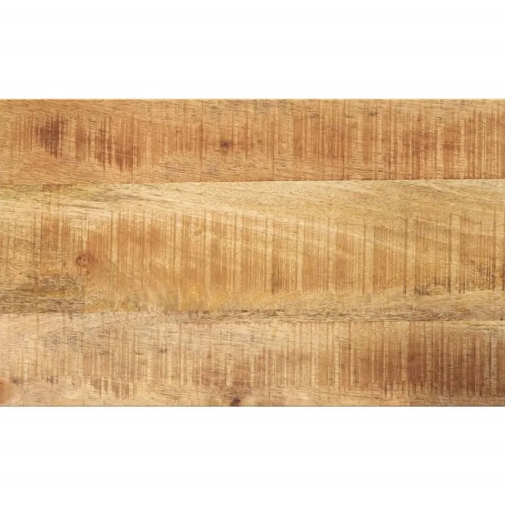 vidaXL Tablero mesa rectangular madera maciza mango rugosa 40x20x3,8cm Madera de mango rugosa (natural) Hot