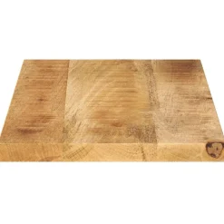 vidaXL Tablero mesa rectangular madera maciza mango rugosa 40x20x3,8cm Madera de mango rugosa (natural) Hot