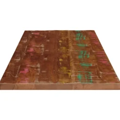 vidaXL Tablero mesa rectangular madera maciza reciclada 100x60x1,5 cm Madera reciclada (multicolor)