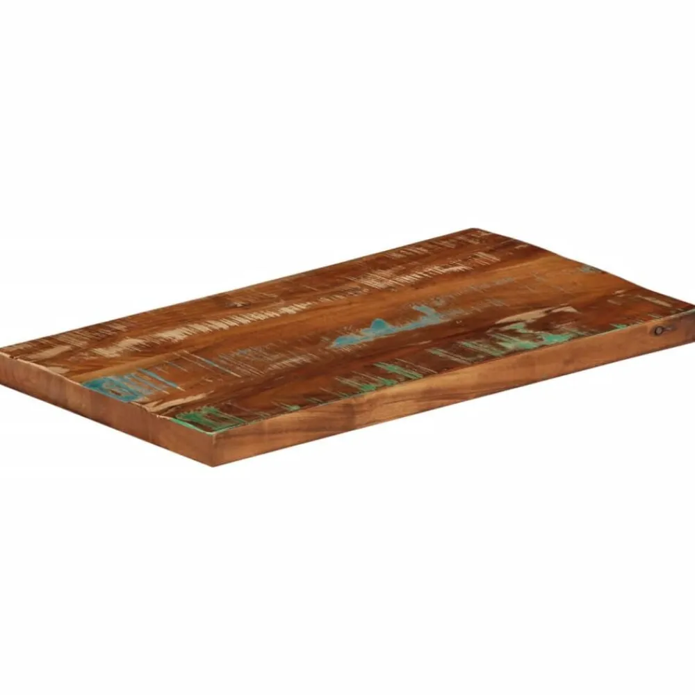 vidaXL Accesorios Para Mesas-Tablero mesa rectangular madera maciza reciclada 40x20x2,5 cm