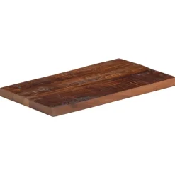 vidaXL Tablero mesa rectangular madera maciza reciclada 40x20x2,5 cm Madera reciclada (natural) Discount