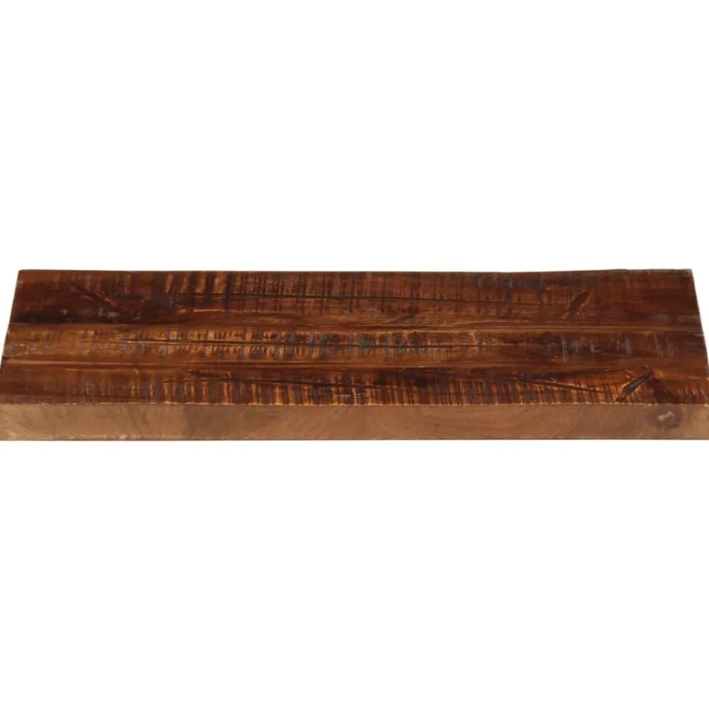 vidaXL Tablero mesa rectangular madera maciza reciclada 40x20x2,5 cm Madera reciclada (natural) Discount