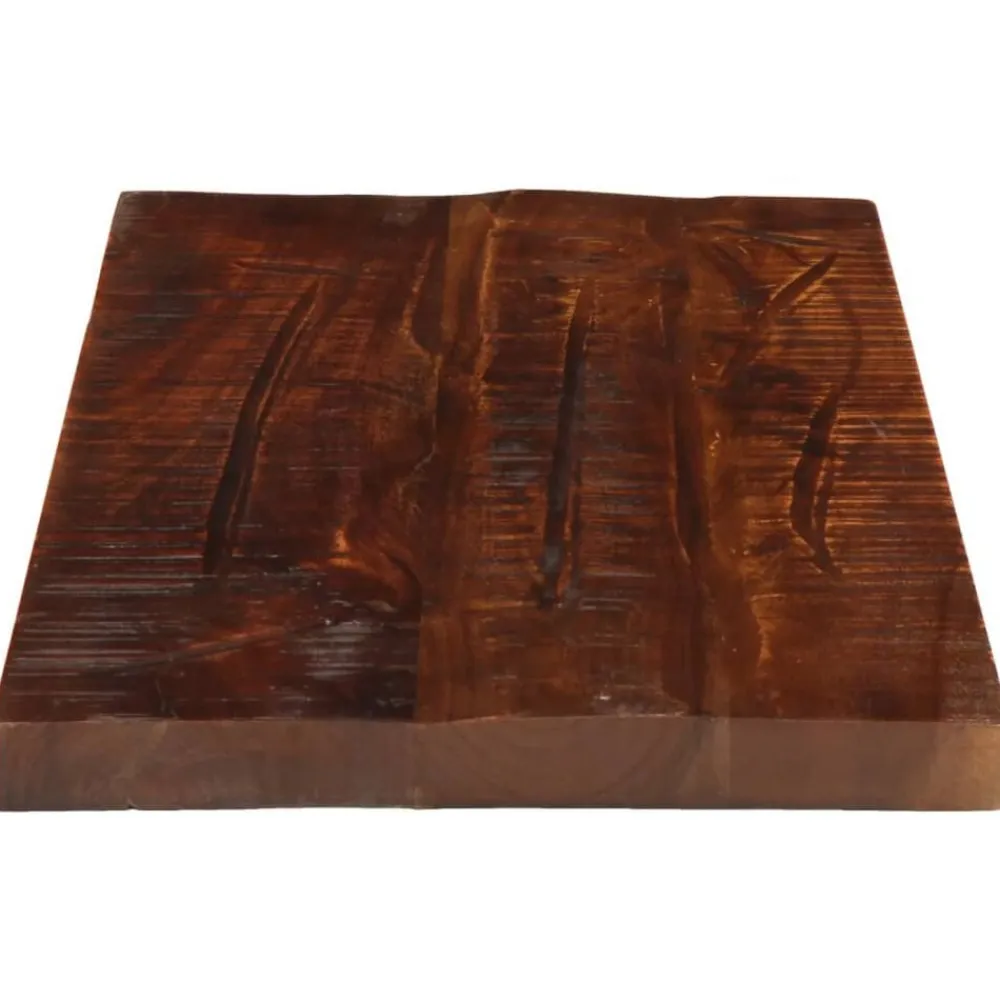 vidaXL Tablero mesa rectangular madera maciza reciclada 40x20x2,5 cm Madera reciclada (natural) Discount