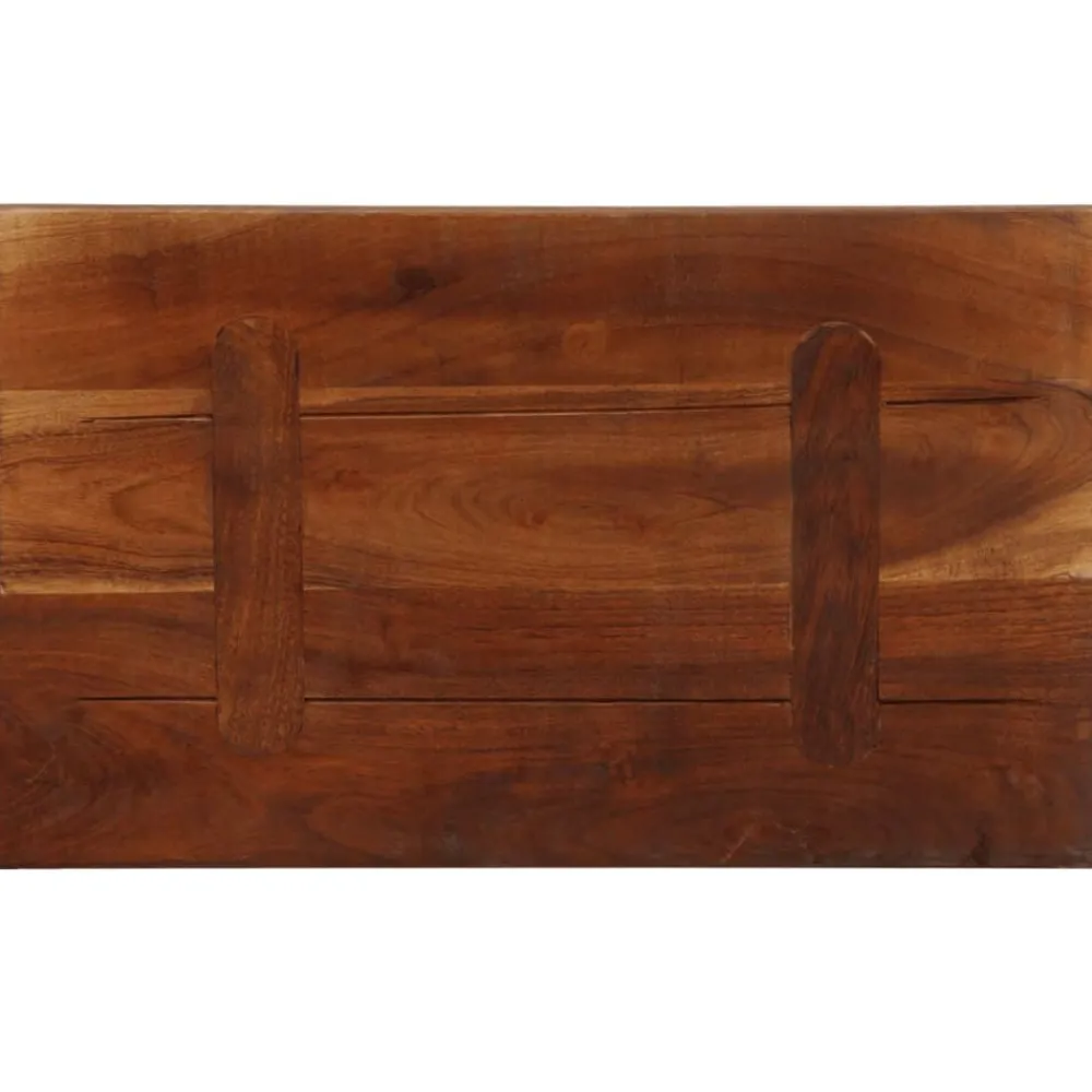 vidaXL Tablero mesa rectangular madera maciza reciclada 40x20x2,5 cm Madera reciclada (natural) Discount
