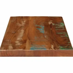 vidaXL Tablero mesa rectangular madera maciza reciclada 40x20x3,8 cm Madera reciclada (multicolor)