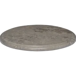vidaXL Tablero para mesa mármol Ø40x2,5 cm Gris Clearance
