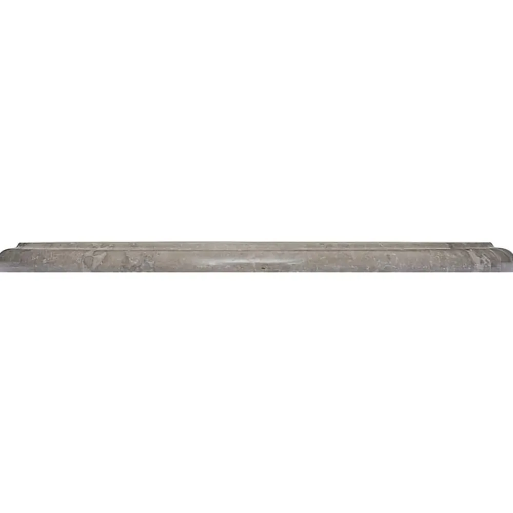 vidaXL Tablero para mesa mármol Ø40x2,5 cm Gris Clearance