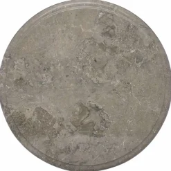 vidaXL Tablero para mesa mármol Ø40x2,5 cm Gris Clearance