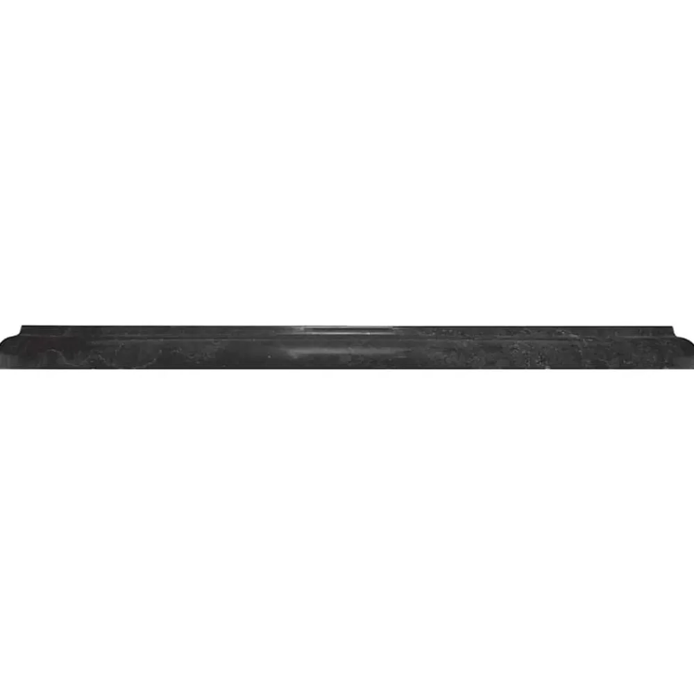 vidaXL Tablero para mesa mármol Ø40x2,5 cm Negro Clearance