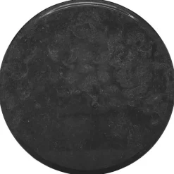 vidaXL Tablero para mesa mármol Ø40x2,5 cm Negro Clearance