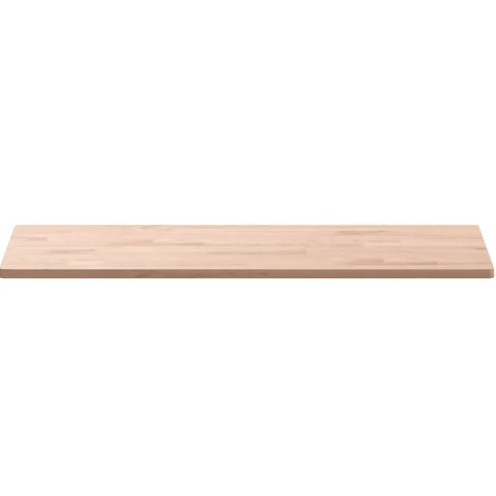 vidaXL Tablero rectangular de madera maciza de haya 80x40x1,5 cm Natural New