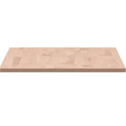 vidaXL Tablero rectangular de madera maciza de haya 80x40x1,5 cm Natural New