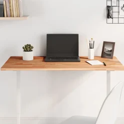vidaXL Accesorios Para Mesas-Tablero rectangular de madera maciza de haya 100x50x1,5 cm