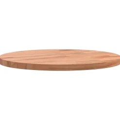 vidaXL Tablero redondo de madera maciza de haya Ø30x1,5 cm Marr&oacute;n Online