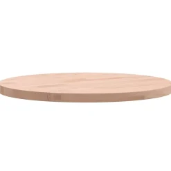 vidaXL Tablero redondo de madera maciza de haya Ø30x1,5 cm Marrón claro Clearance