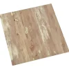 vidaXL Tableros de Suelo 55 pcs Marrón 5,11 m² PVC Hot
