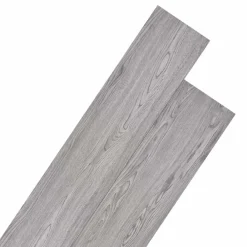 vidaXL Tableros de Suelo 18 pcs 5,26 m² PVC Gris oscuro Clearance