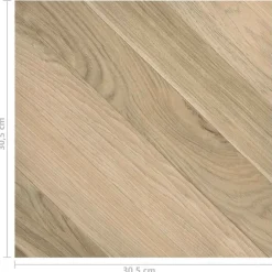 vidaXL Materiales De Construcción-Tableros de Suelo 55 pcs Marrón 5,11 m² PVC