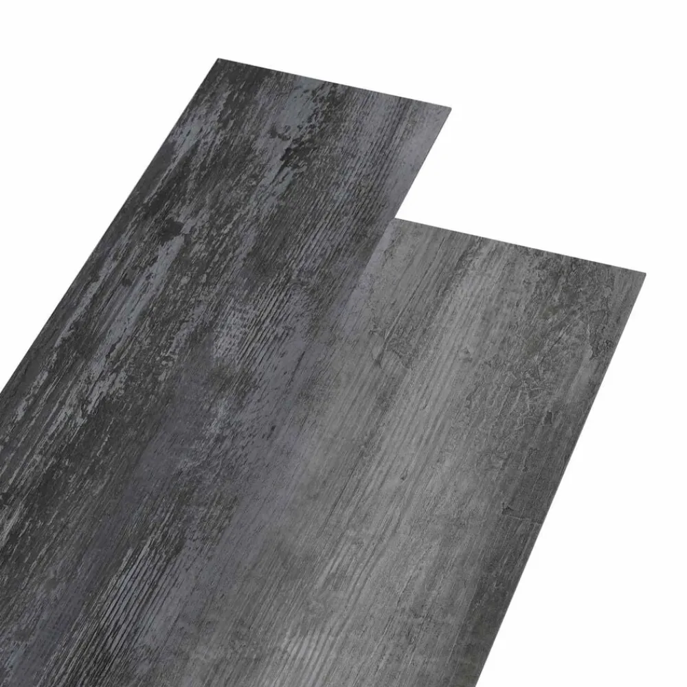 vidaXL Materiales De Construcción-Tableros de Suelo 18 pcs Gris 5,26 m² PVC