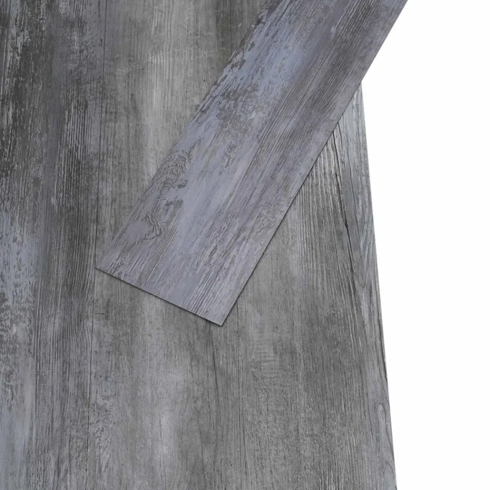 vidaXL Materiales De Construcción-Tableros de Suelo 18 pcs Gris 5,26 m² PVC